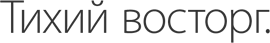 Тихий восторг